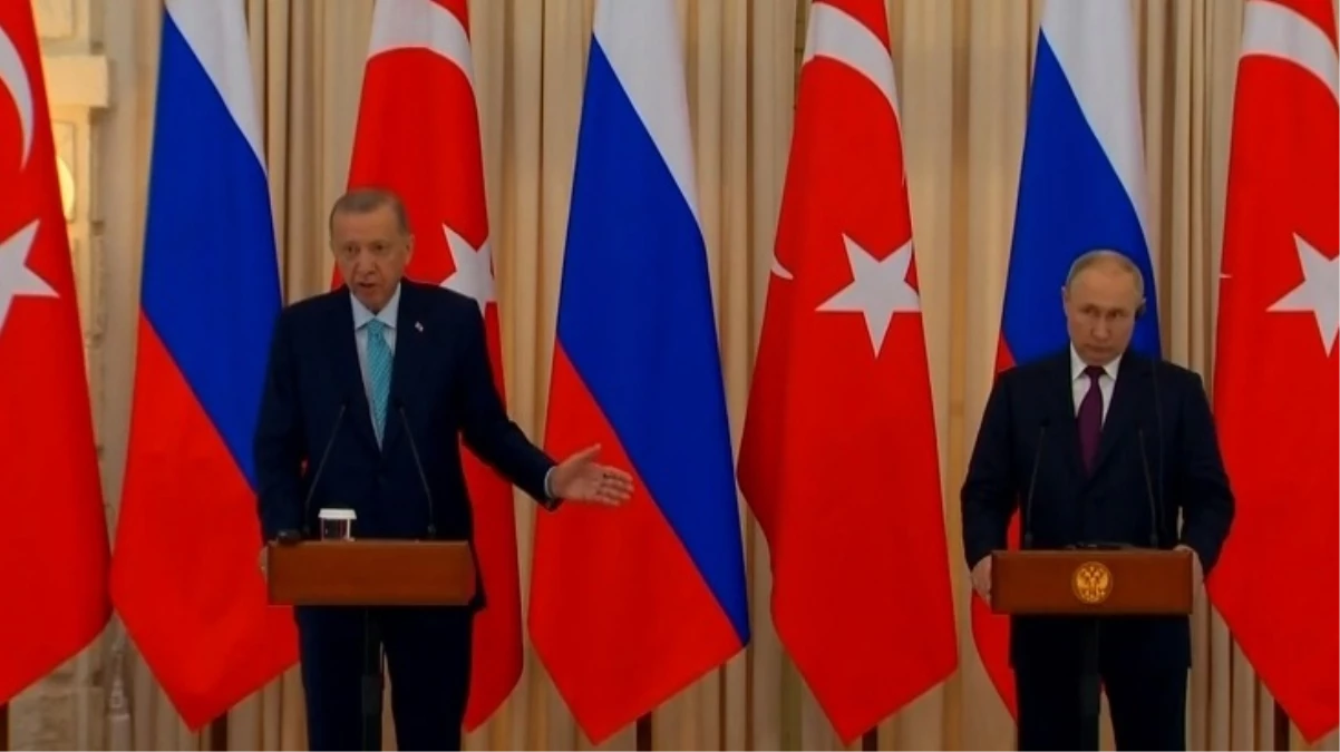 Cumhurbaşkanı Erdoğan’dan basın toplantısında Zelenski’ye mesaj! Putin’in yüz ifadesi değişti