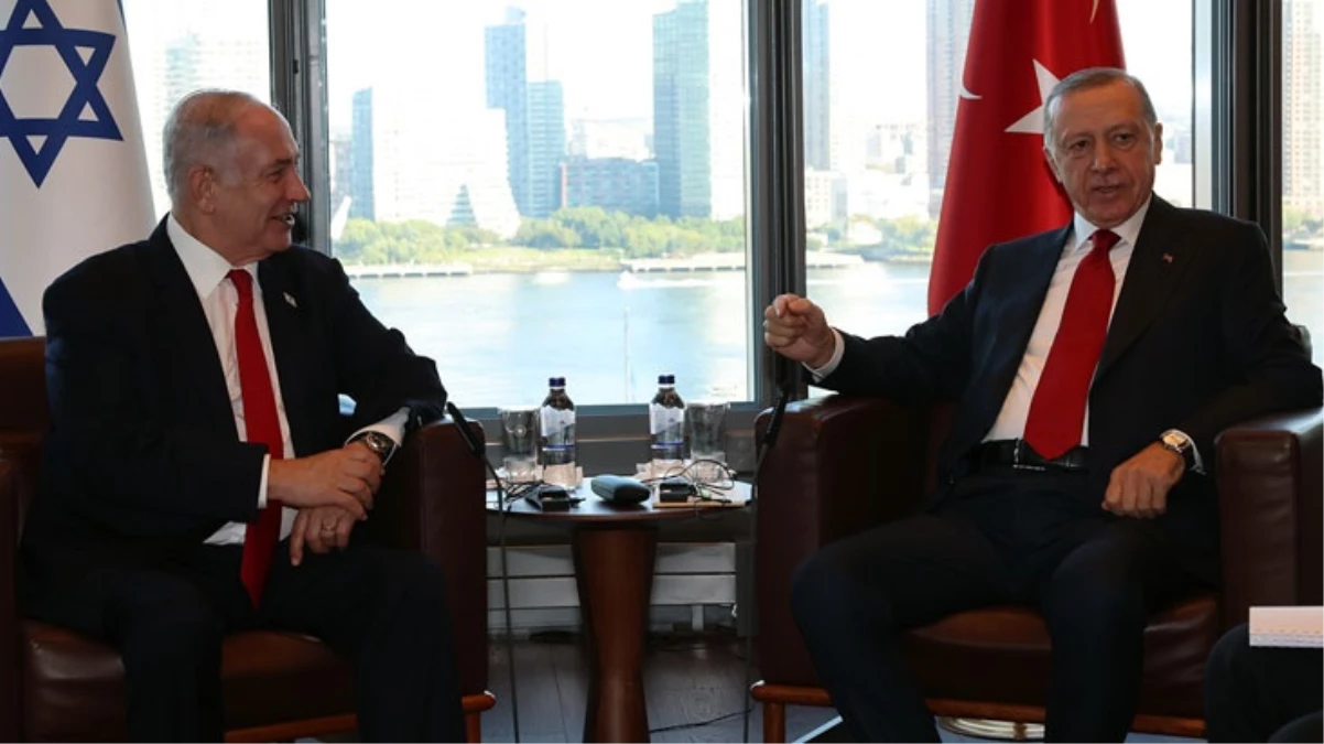 Cumhurbaşkanı Erdoğan, Türkevi’nde İsrail Başbakanı Netanyahu’yu kabul etti