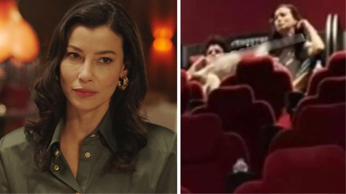 Güzel oyuncu Müjde Uzman ile Birand Tunca baş başa sinemada görüntülendi