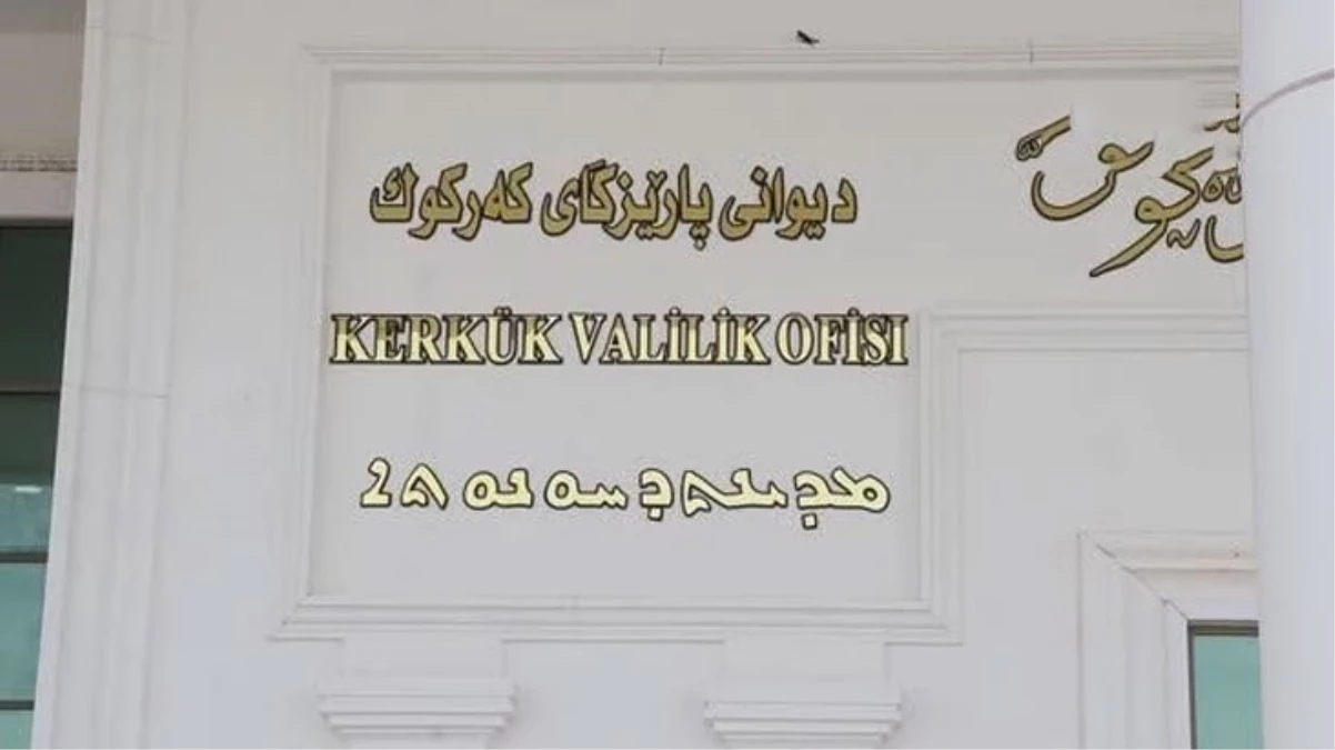 Irak’ın Kerkük şehrinde Türkçe tabelalar asıldı