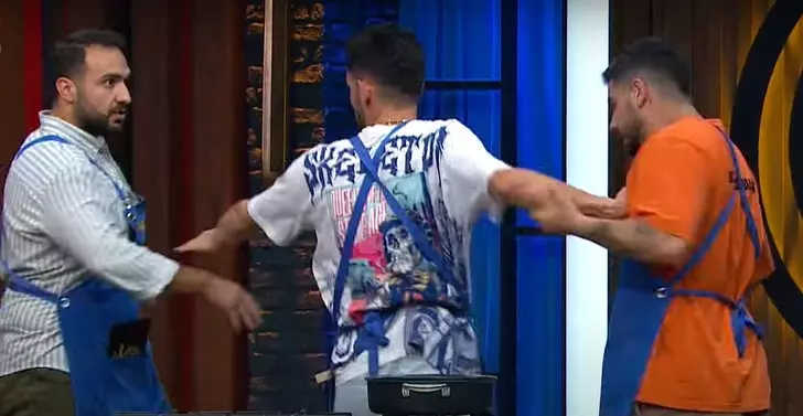 Barış ve Barbaros birbirine girdi, Somer Şef önlüğü çıkarmasını istedi