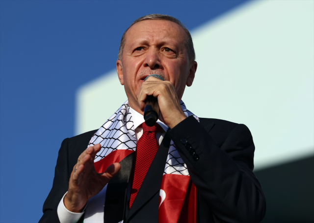 Cumhurbaşkanı Erdoğan: Büyük Filistin Mitingi'ne yaklaşık 1.5 milyon kişi katıldı