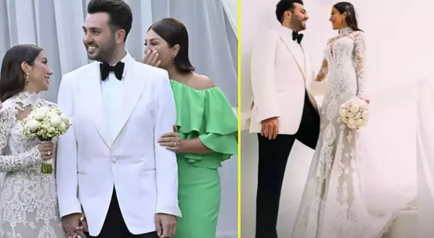 Sibel Can’dan oğlu ve gelinine evlilik yıl dönümü mesajı