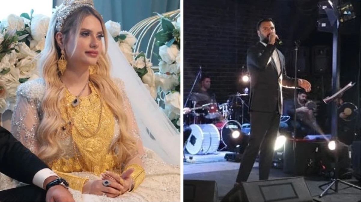 4 kilo altın takıldı, gelin ağırlıktan ayakta zor durdu