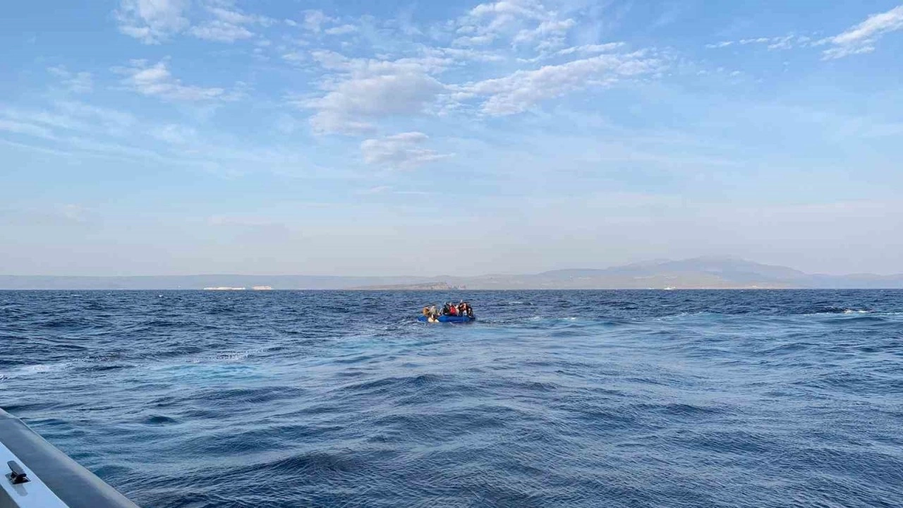 21 düzensiz göçmen Ayvalık’ta yakalandı