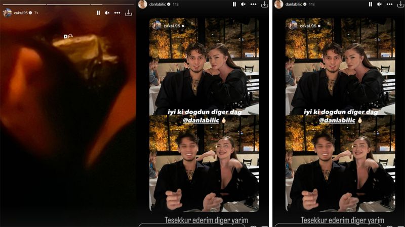 Danla Bilic ve ünlü rapçi Çakal aşk yaşıyor! Dudak dudağa poz