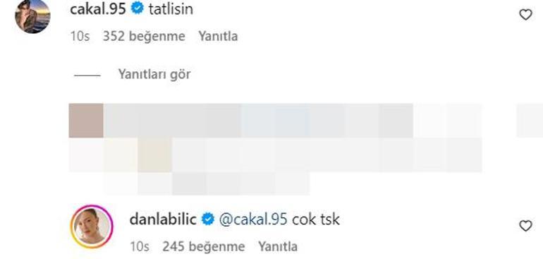 Danla Bilic ile Çakal'ın yorumları olay oldu! 'İnsan bir güzelim der'