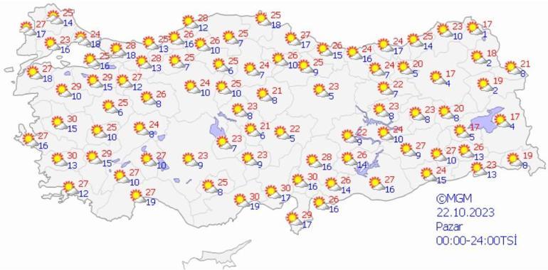 Son dakika... Sıcaklıklar ülke genelinde düşüyor! İstanbul dahil 14 ile sarı uyarı