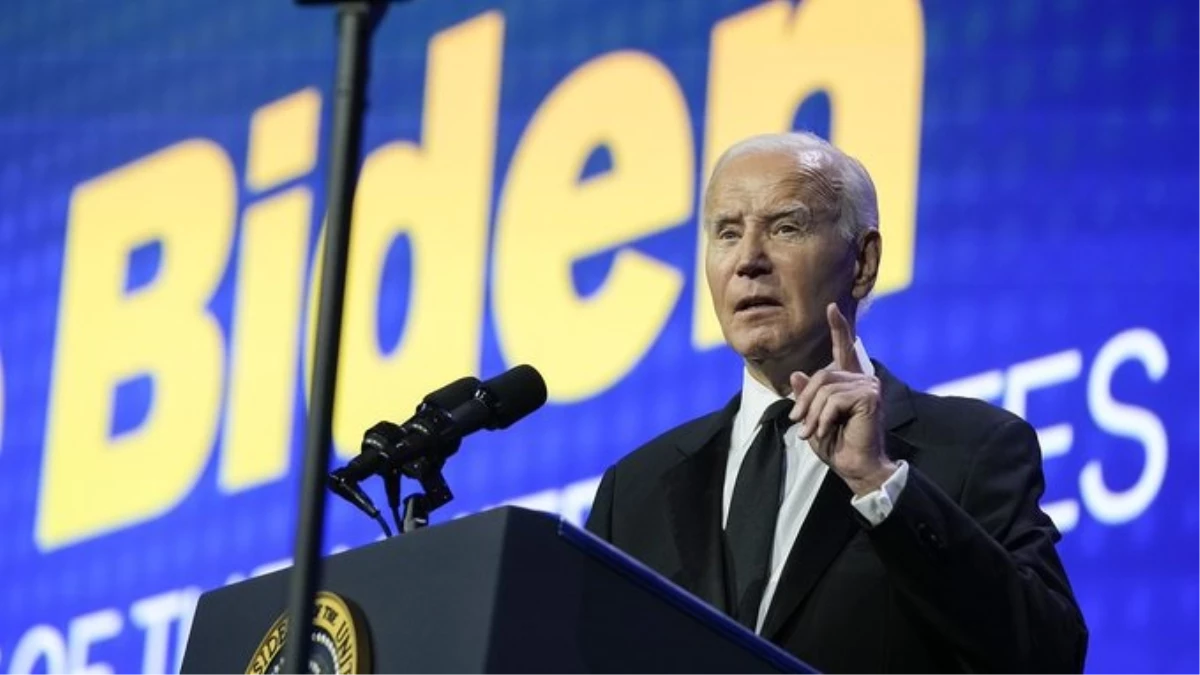 Filistinli protestocu ABD Başkanı Biden’ın konuşmasını kesti: Gazze’nin yaşamasına izin verin