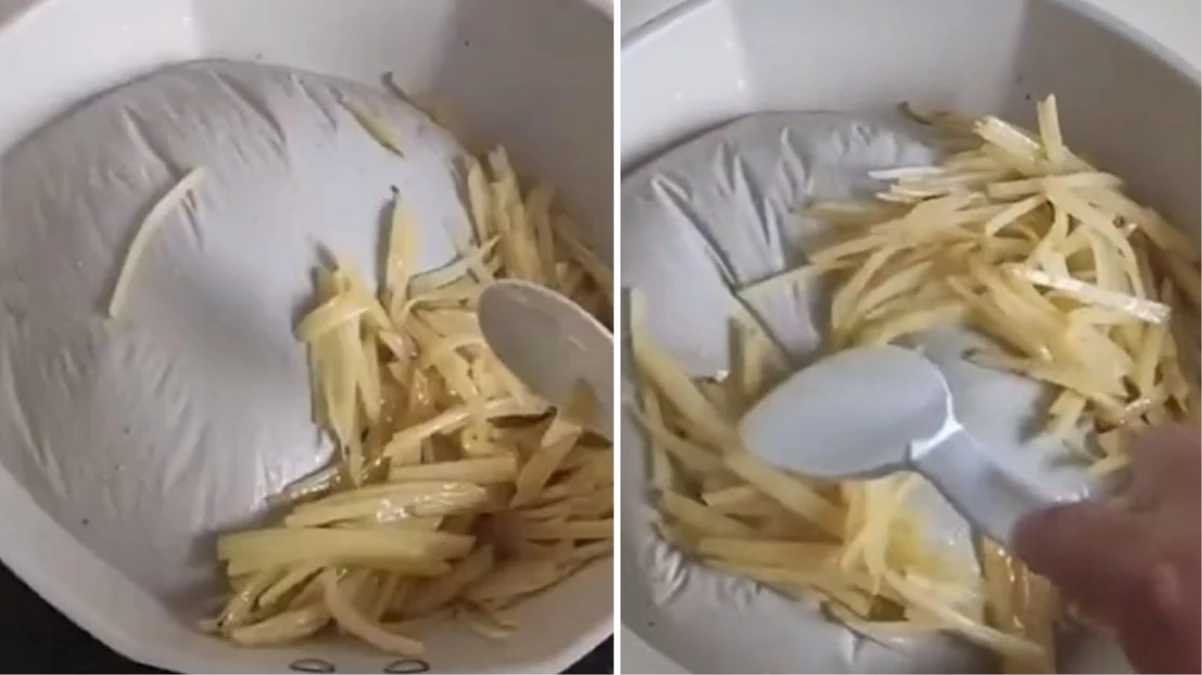 İnternet üzerinden aldığı teflon tava, ocakta altı ısınınca balon gibi şişti