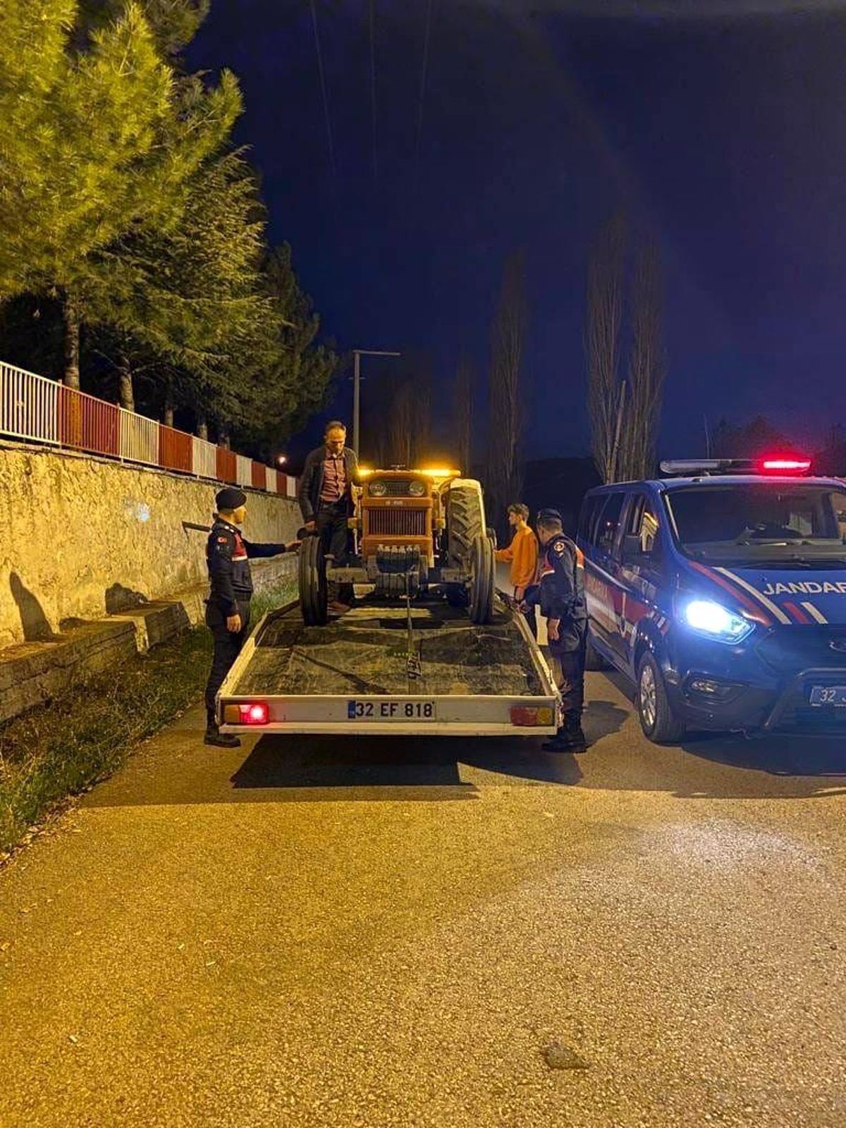 Isparta’da Çalınan Traktör Konya’da Bulundu