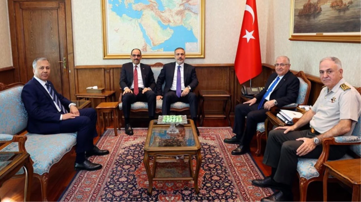 Ankara’da güvenlik toplantısı: Zirveye Yaşar Güler, Hakan Fidan, Ali Yerlikaya ve İbrahim Kalın katıldı