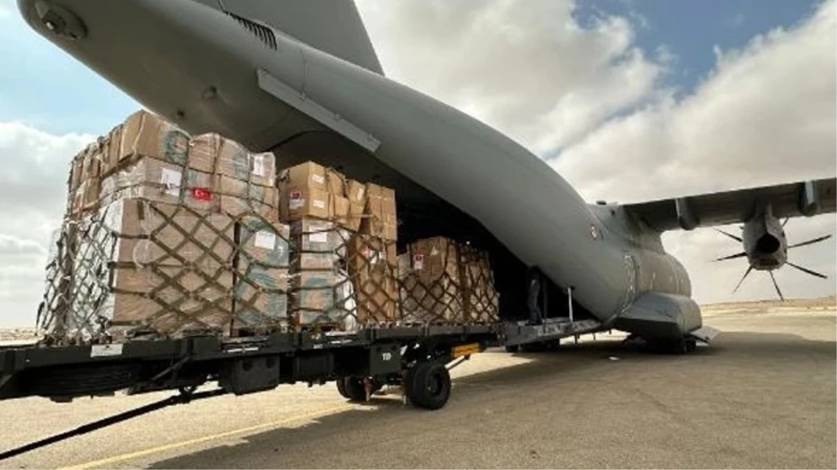 Türkiye, Gazze’ye 2 uçak dolusu yardım daha gönderiyor