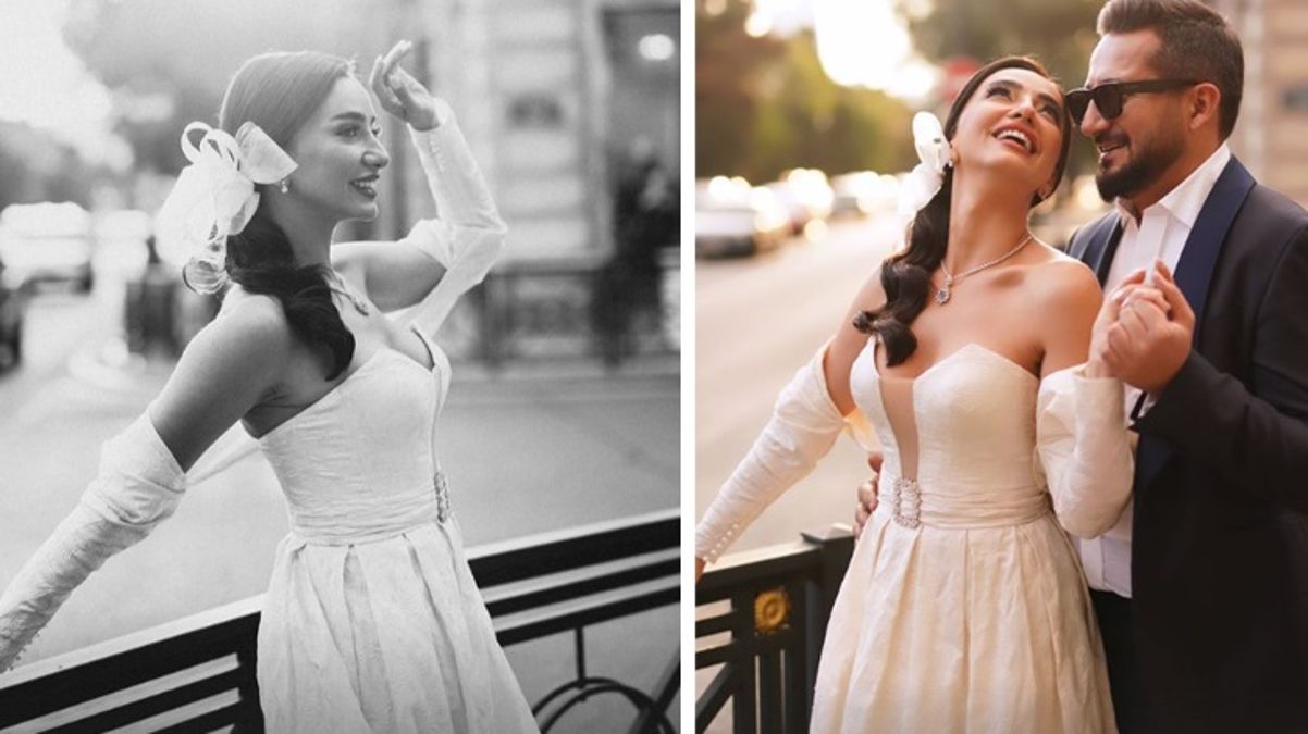 Ünlü şarkıcı Öykü Gürman, Bakü’de evlendi! İşte nikahtan kareler