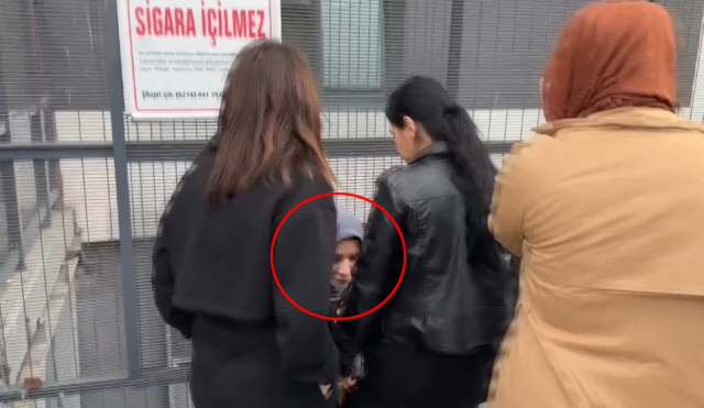 Evlatları ve eşi gözaltında olan anne Polat, perişan halde görüntülendi