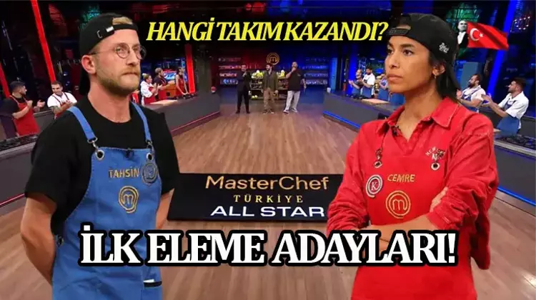 MasterChef ilk oyunu hangi takım kazandı?