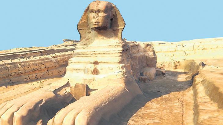 ‘Büyük Sfenks’i tabiat ana yapmış