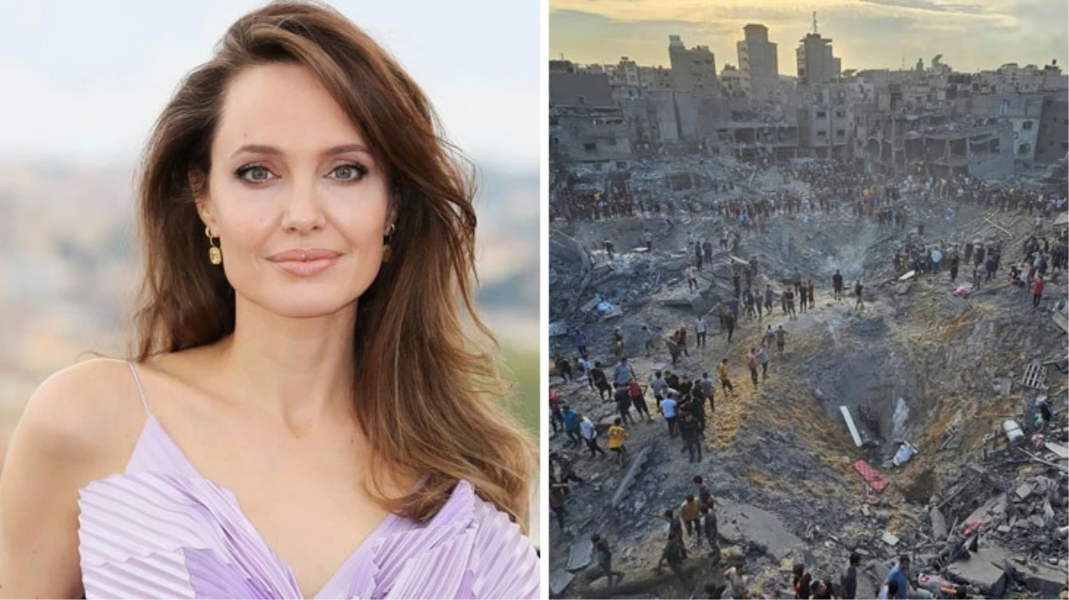 Angelina Jolie, Gazze’deki saldırıya tepki göstererek ateşkes çağrısında bulundu