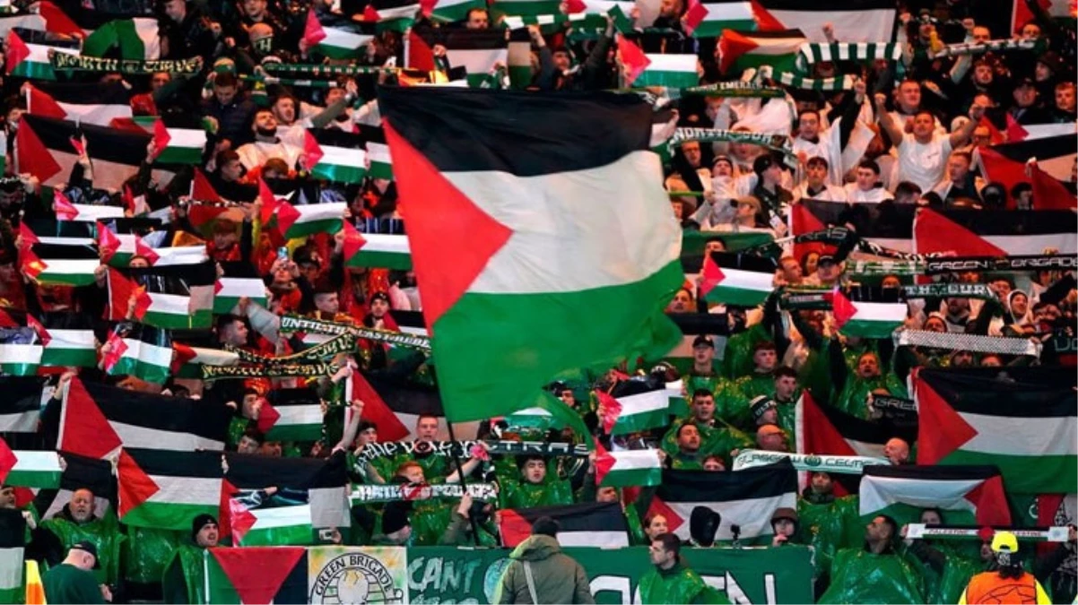 Celtic Kulübü, Filistin’e destek veren taraftarlarına yasak getirdi