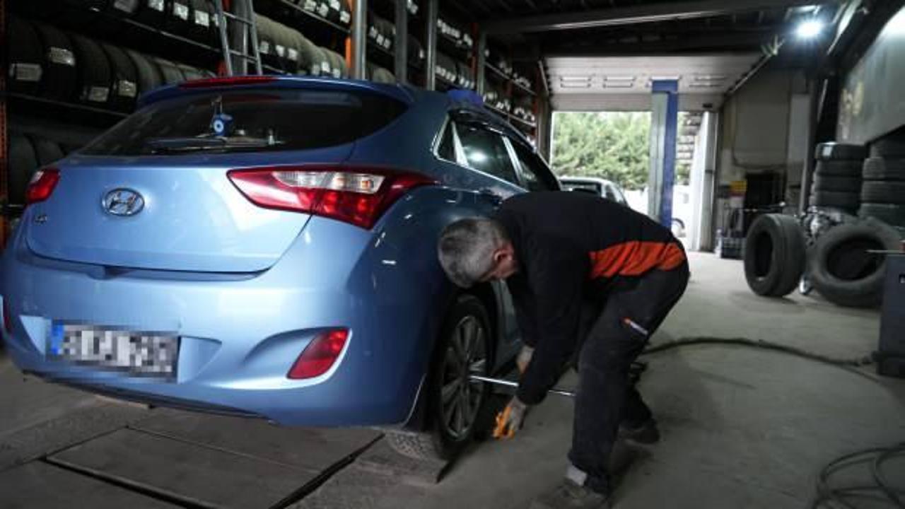 Lastikçilerde kış lastiği telaşı başladı! ‘Kar yağışını görünce koştuk’