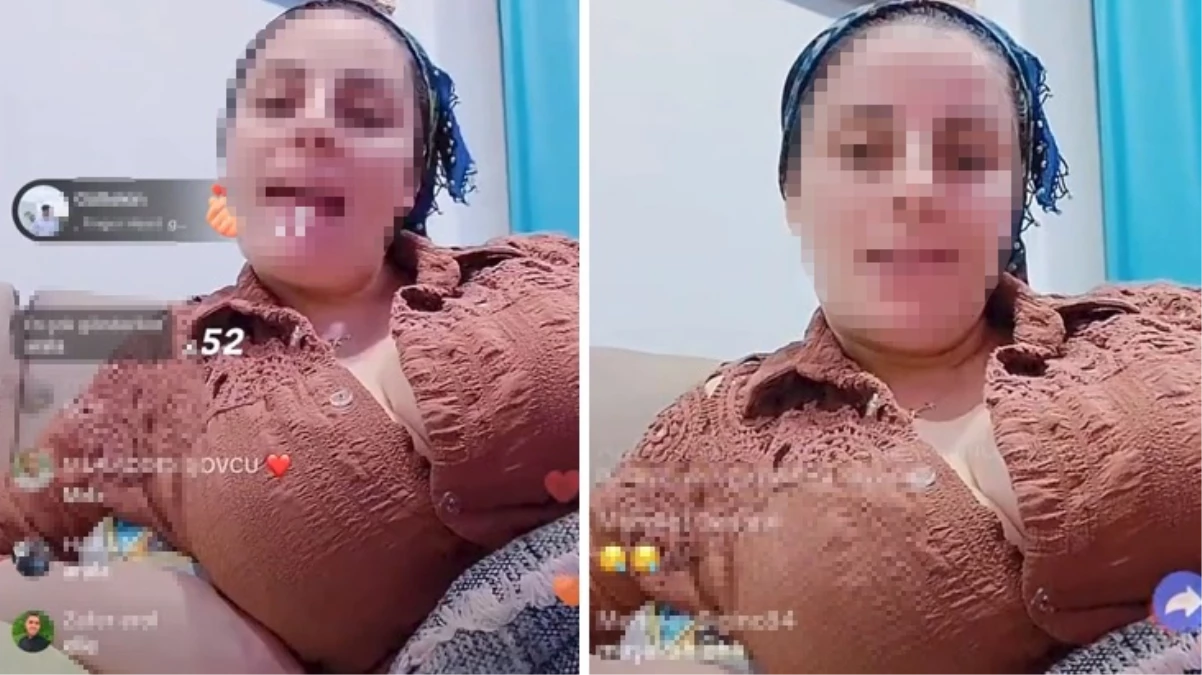 Rezillik diz boyu! TikTok’ta yarı çıplak yayın açıp dakikalar içinde dünyaları kazandı