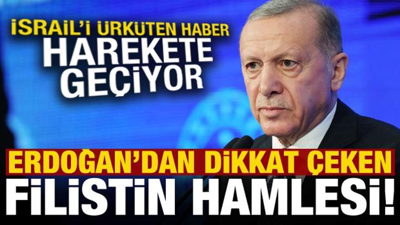 Erdoğan’dan dikkat çeken ‘Filistin’ hamlesi, harekete geçiyor!