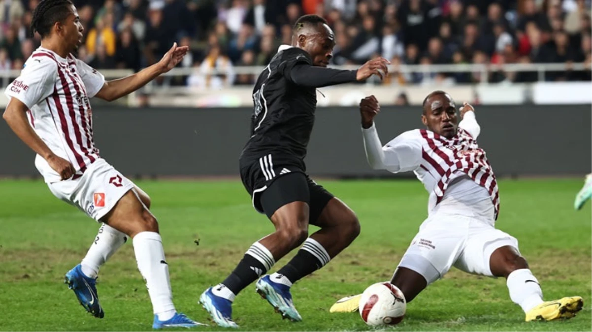 Beşiktaş, deplasmanda karşılaştığı Hatayspor'u 2-1 yendi