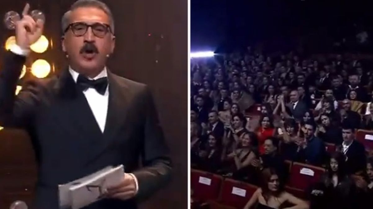 Cem Davran’dan Altın Kelebek’e damga vuran konuşma: Ben es geçmeyeceğim, Cumhuriyet’i Atatürk ve silah arkadaşlarına borçluyuz