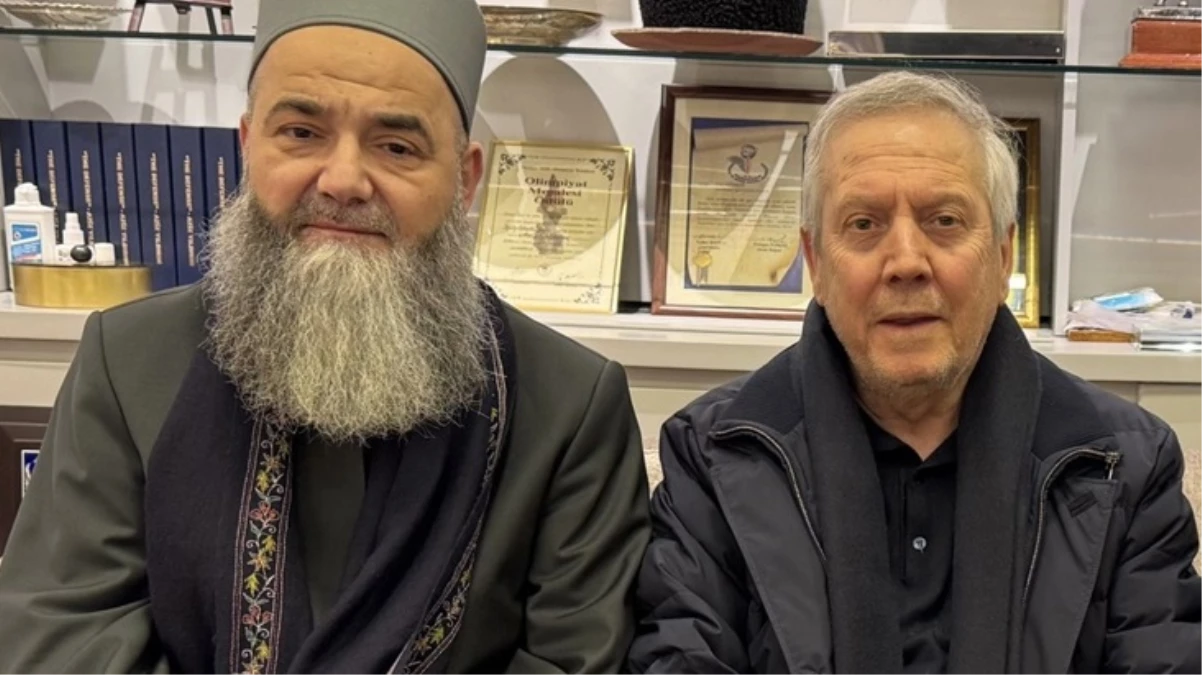 Cübbeli Ahmet Hoca, eski Fenerbahçe Başkanı Aziz Yıldırım’ı ziyaret etti