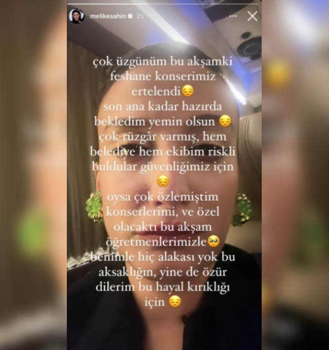 Melike Şahin, İBB'nin öğretmenlere özel konserine çıkmaktan vazgeçti! 3 saat bekleyen seyirci sebebi duyunca çıldırdı