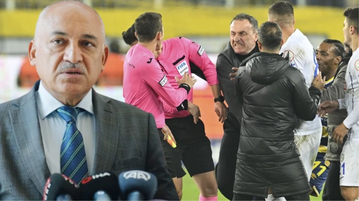 TFF Başkanı Büyükekşi’ye soruldu: Yumruk olayı sonrası Ankaragücü ligden düşürülecek mi?