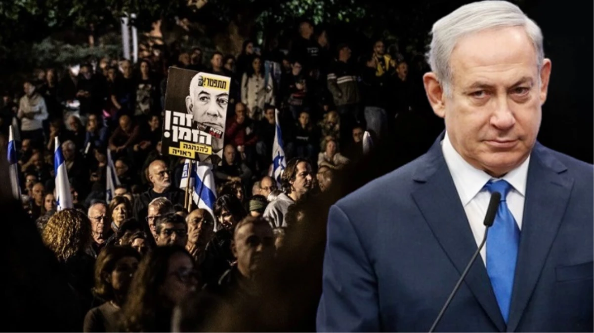 On binlerin istifaya davet ettiği Netanyahu: Hamas'tan kurtulmayı planlıyorum ama işimden kurtulmayacağım