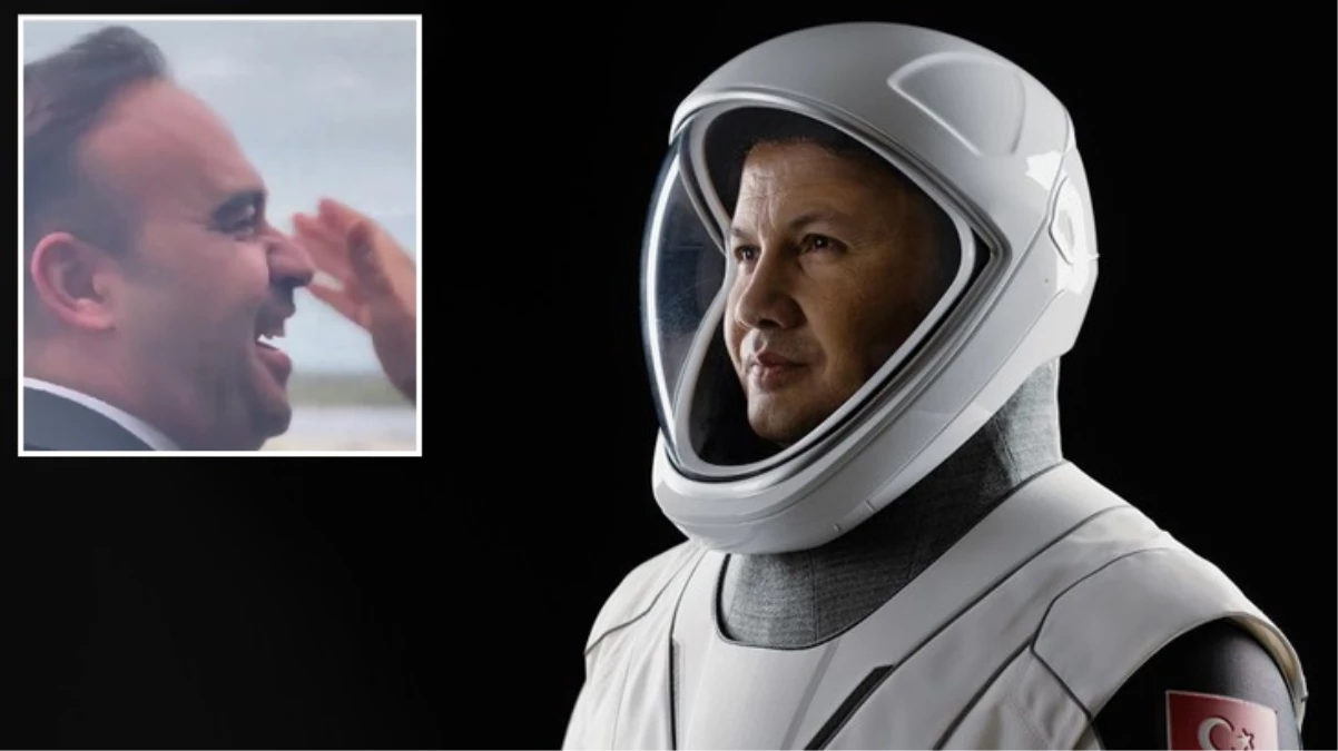 Bakan Kacır, Alper Gezeravcı uzaya fırlatıldığı an böyle tepki verdi: Vuh, gitti adam