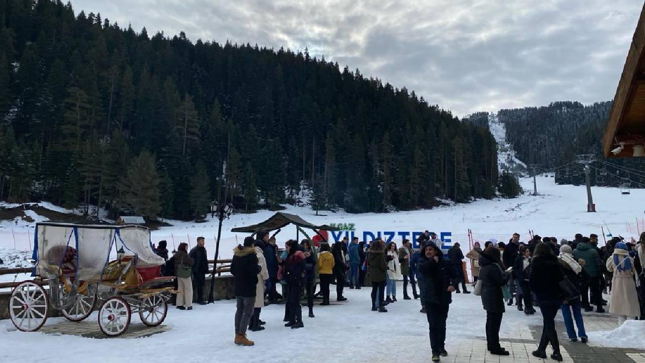 Yıldıztepe Kayak Merkezindeki Ilgaz Nolana Mountain Resort Oteline kar gibi insan yağdı
