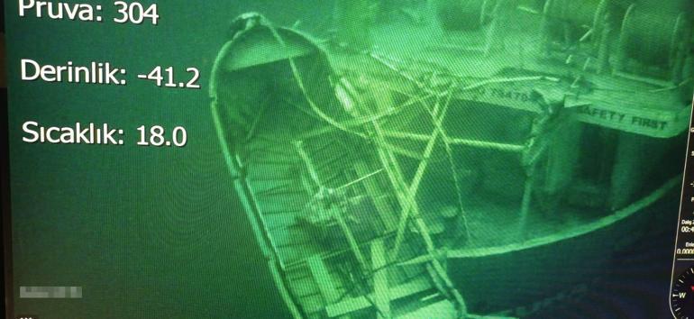 Marmara'da batan geminin enkazına dalış! 1 denizcinin daha cansız bedenine ulaşıldı