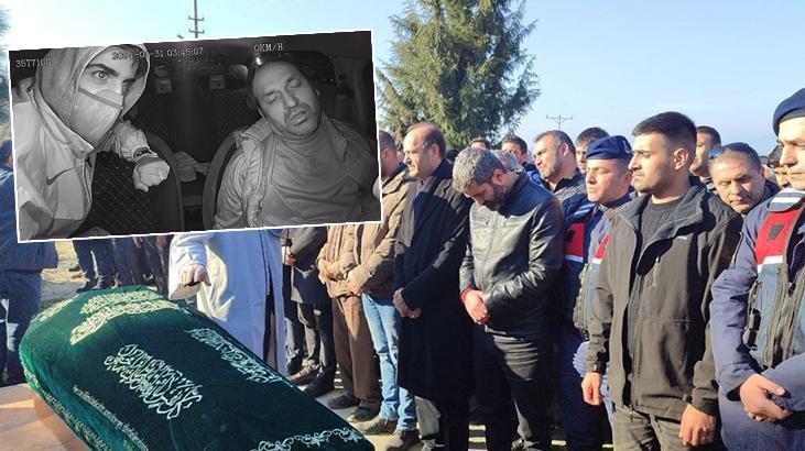 Öldürülen taksici toprağa verildi! Oğlu özel izinle cenazeye katıldı