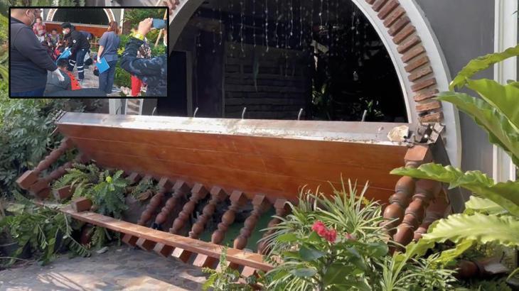 Tayland’da korkunç olay! Poz verdikleri sırada balkon çöktü