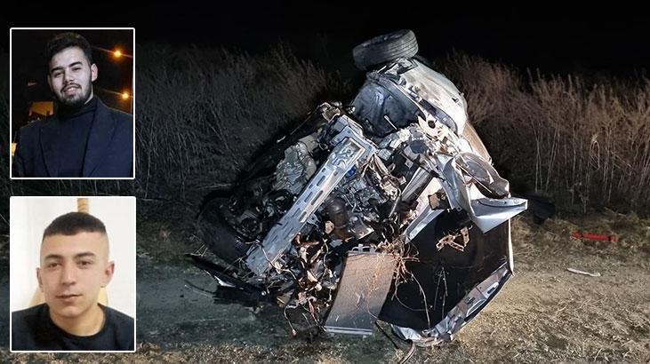 Asker eğlencesi dönüşü feci kaza