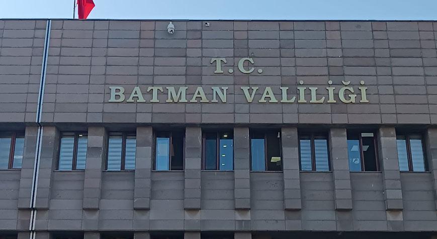 Batman Valiliği duyurdu! Etkinlikler yasaklandı