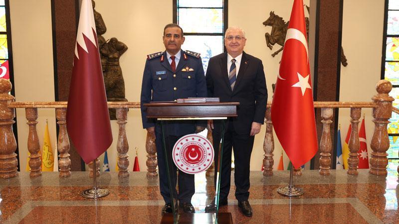 Bakan Güler, Katar Genelkurmay Başkanı ile görüştü