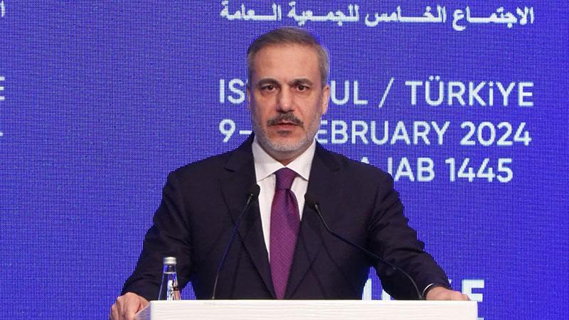 Hakan Fidan: Dünya barışı için iki devletli çözümün hayata geçmesini istiyoruz