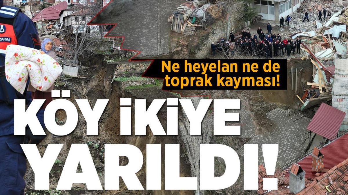 Korkutan açıklama! Köy ikiye yarıldı