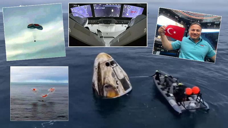 Türkiye’nin ilk astronotu Alper Gezeravcı Dünya’ya döndü