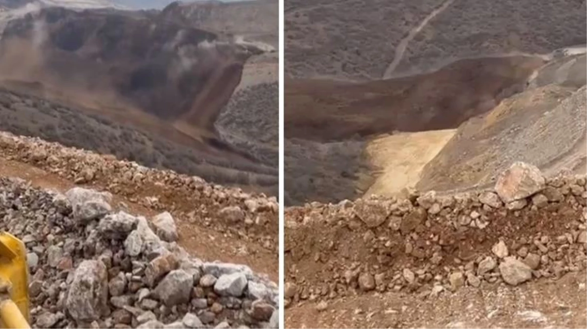 Erzincan'da altın madeninde toprak kayması! Göçük altında işçiler var