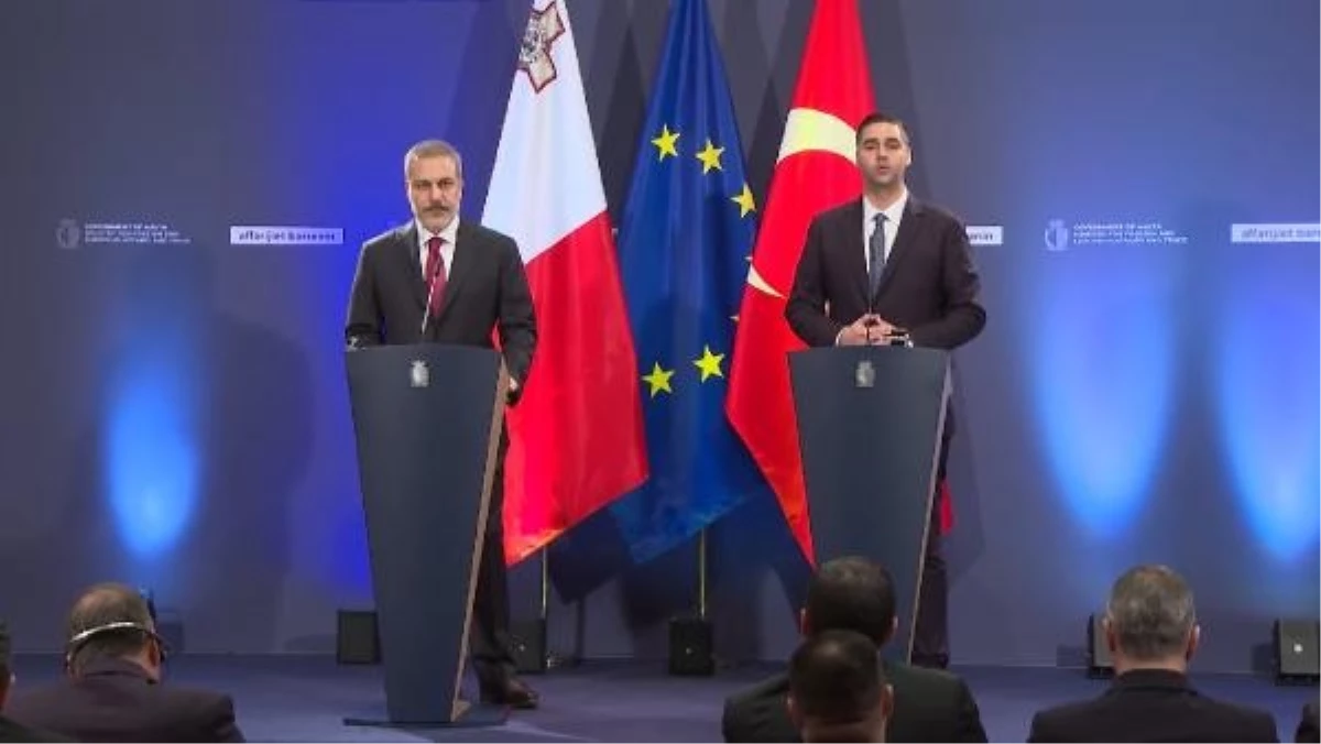 Dışişleri Bakanı Fidan Malta’da açıklamalarda bulundu
