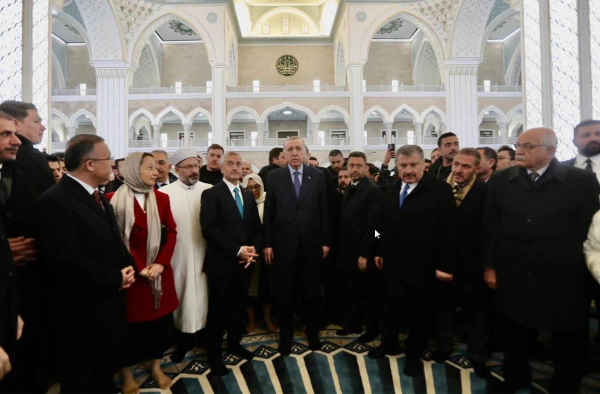 Erdoğan, Şahinbey Millet Camii’nin açılışını gerçekleştirdi