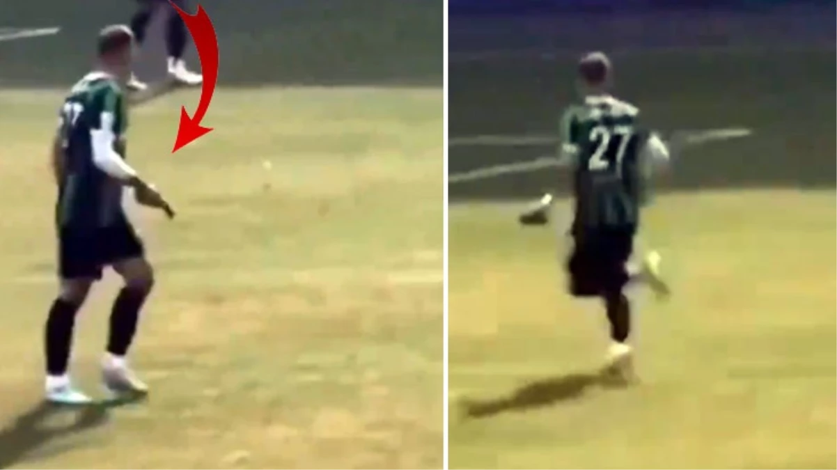Futbolcu telefonla oynadı! Gerçek bambaşka çıktı