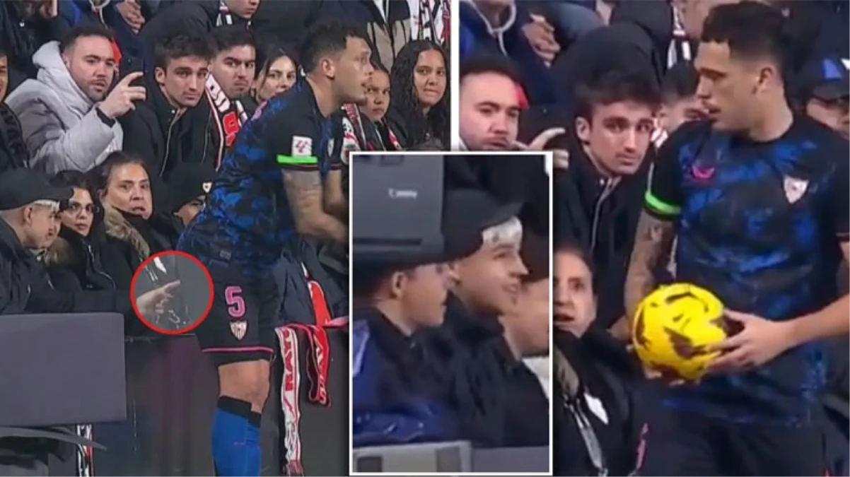 Maçta şok edici olay