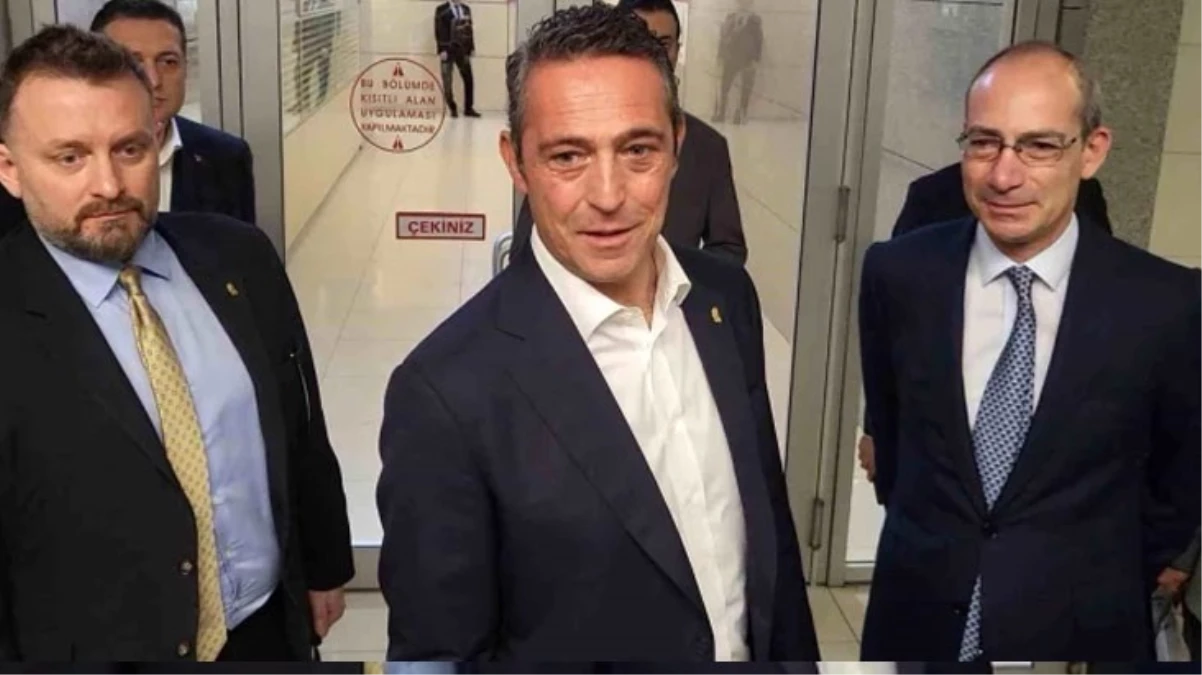 Galatasaray’ın şikayeti sonrası dikkat çeken kare! Fenerbahçe Başkanı Ali Koç adliyede
