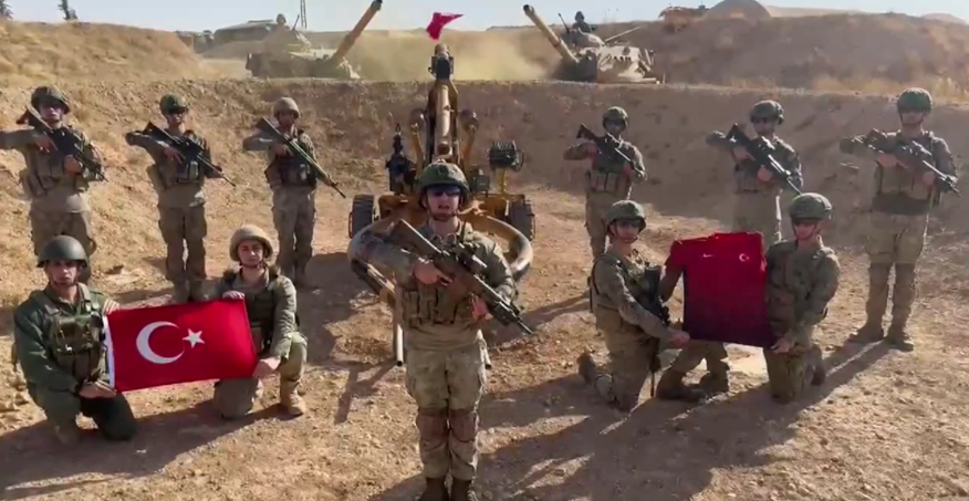 MSB görüntüleri paylaştı! Mehmetçik’ten millilere destek videosu